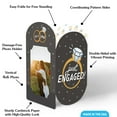 thumbnail image 4 of Big Dot of Happiness Just Engaged Photo Holder Centerpieces, 4x6 Picture Display Box, Black & White Table Decoration Centerpiece for Engagement Party Decor, 8 Count, 4 of 7
