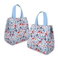 thumbnail image 2 of Pioneer Flower Floral Print Pattern Insulated Lunch Bag for Women & Adults,Large Portable Soft Cooler Lunch Bag,Thermal Food Storage Tote with Pearl Cotton,8.66L,8.75x5.75x9.5 Inch, 2 of 6