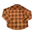thumbnail image 2 of Weatherproof Men's Long Sleeve Button Up Fleece Lined Shacket (Brown, M), 2 of 2