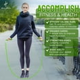 thumbnail image 3 of Honor Athletics 2.0 Beaded Jump Rope - Adjustable with Unbreakable Handles & Shatterproof Beads for Enhanced Fitness Training (Neon Green), 3 of 6