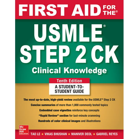 First Aid for the USMLE Step 2 Ck, Tenth Edition (Best Usmle Step 2 Cs Review Course)