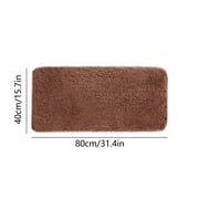 Ycandiee Rug 15.7x31.4 Feet, Fluffy Area Rugs for Bedroom Shaggy, Living Room Rug Soft Rugs for Kids Room Non-slip Nursery Office Dorm Washable Carpets Home Decor