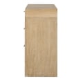 thumbnail image 5 of Furniture of America Riven Arched Solid Wood 9-Drawer Dresser, Natural, 5 of 12