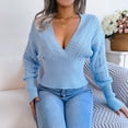 thumbnail image 6 of Dwaogom Women's Casual Christmas Printed Pullover Round-Neck Long Sleeve Buttons Blouse Tops Ribbed Long Sleeve Shirt Summer Tunic Tops For Leggings Womens Blouse For One Button Down Tops, 6 of 8