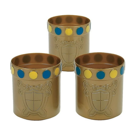 Plastic Knight'S Party Mugs (12 Pc) - Party Supplies - 12 Pieces