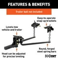 thumbnail image 3 of CURT 17051 Round Bar Weight Distribution Hitch w/ Integrated Lubrication, Black, 3 of 10