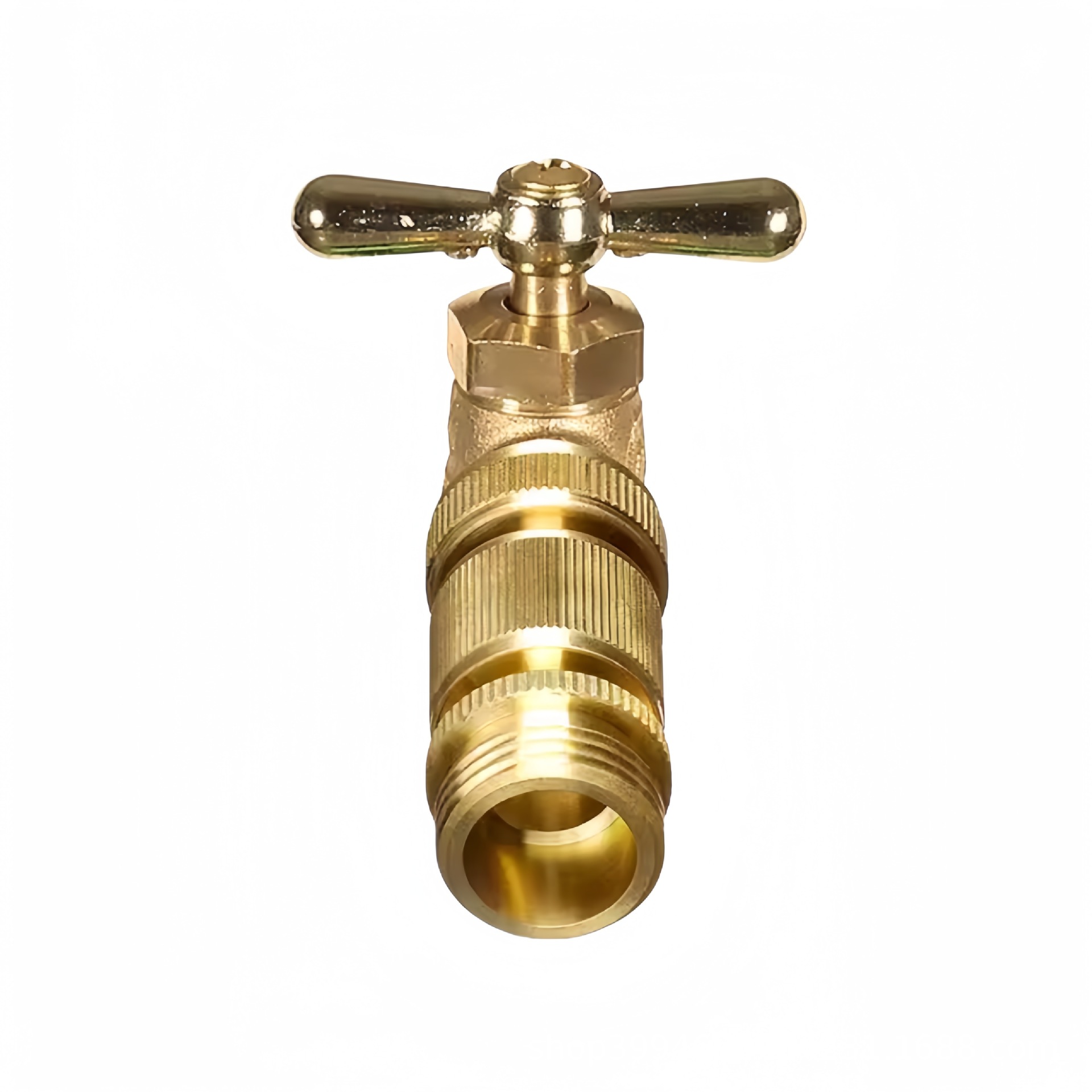 Zhuge 4-piece garden hose connector solid brass 3/4 inch quick water hose connector leak free heavy-duty garden hose connector female and male adapters