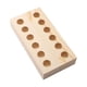 thumbnail image 1 of Organizador de alicates de madera, expositor, ahorrador de espacio, organizador de herramientas de joyería, mesa 12 hoyos, 1 of 9
