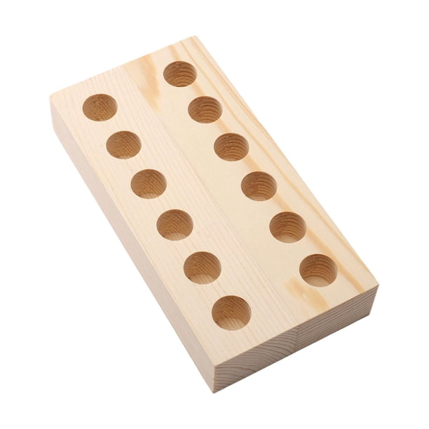 Organizador de alicates de madera, expositor, ahorrador de espacio, organizador de herramientas de joyería, mesa 12 hoyos