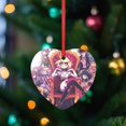 thumbnail image 6 of Hazbin Hotel Acrylic Shaped Pendant Christmas Tree Hanging Decor Xmas Ornaments Souvenirs Gift For Home Garden Car Office Party, 6 of 7