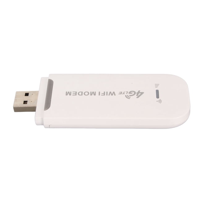 4G LTE WiFi Modem Wireless LTE Router 150Mbps Portable SIM Card Slot USB Plug and Play for 10 Devices with WPA2 Encryption for Europe Asia Africa Middle East