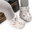 thumbnail image 5 of URMAGIC Prewalker Toddler Snow Boots Soft Anti-Slip Sole Warm Fleece Winter Newborn Crib Shoes for Infant Baby Boys Girls 12-18 Months, 5 of 9