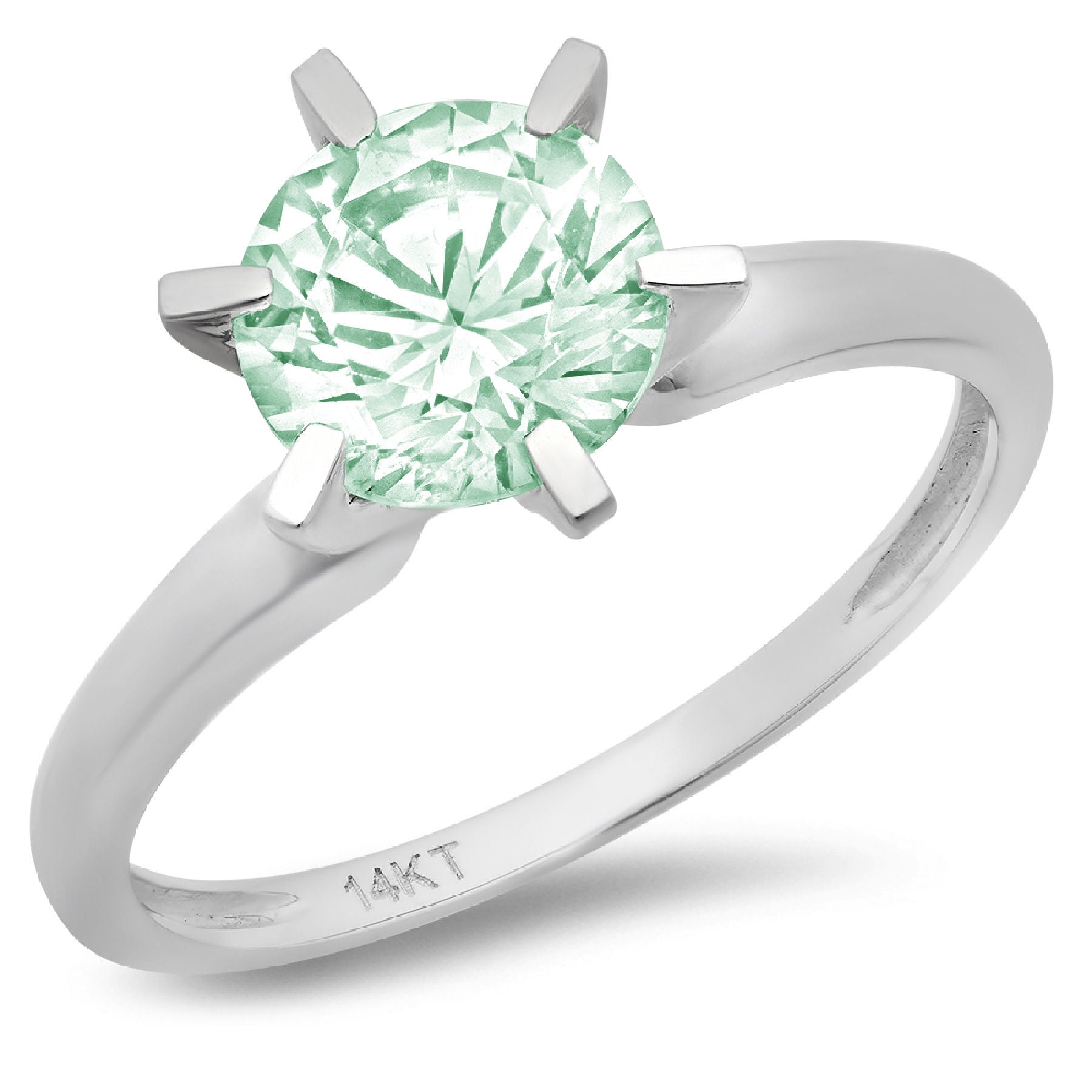 Details about   1.66 Princess Champagne CZ Statement Bridal Wedding Designer Ring 14k Rose Gold 