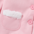 thumbnail image 4 of PatPat Toddler Girl Casual Hooded Coat Pink Size 2 Years, 4 of 7