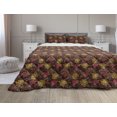 thumbnail image 1 of Garden Art Comforter & Sham Bedding Set, Botany Inspired Illustration with Flourishing Nature Butterflies and Ladybugs, 3 pcs Duvet Set Microfiber Filling Quilt, 5 Sizes, Multicolor, by Ambesonne, 1 of 4
