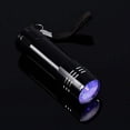 thumbnail image 5 of Linterna UV de 9 LED y 395 nm, linterna ultravioleta, linterna para suciedad y billetes falsos, 5 of 5