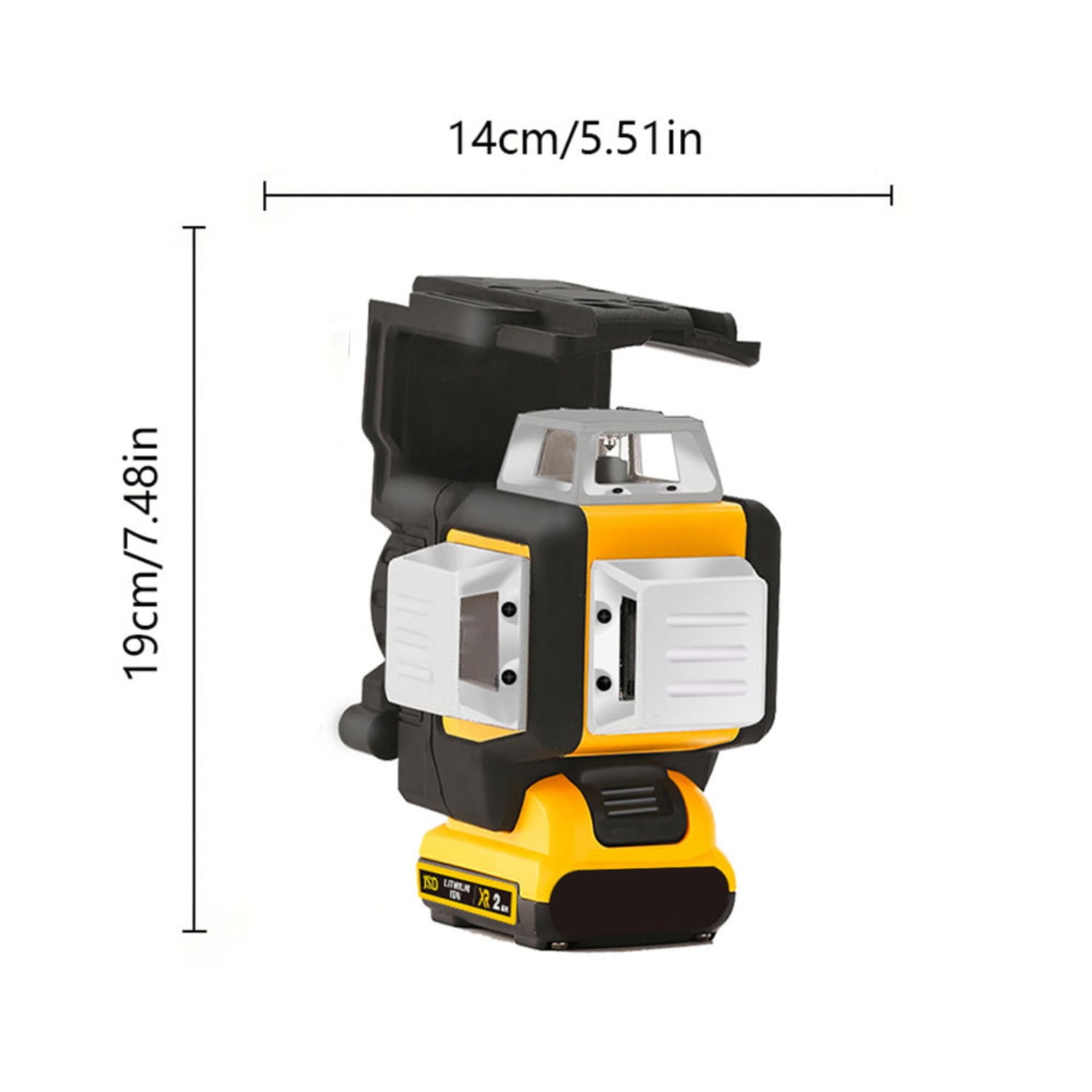 High-Precision Laser Level with Infrared - 12-Line Green Beam, Strong Light & Thin Line, Auto-Leveling for Indoor/Outdoor Wall & Floor Installation