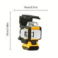 thumbnail image 5 of High-Precision Laser Level with Infrared - 12-Line Green Beam, Strong Light & Thin Line, Auto-Leveling for Indoor/Outdoor Wall & Floor Installation, 5 of 5