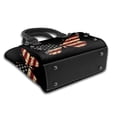 thumbnail image 3 of Lsque Patriotic USA Butterfly Art Pattern Leather Rivet Shoulder Bag – Elegant Genuine Leather & Microfiber PU Crossbody with Detachable Adjustable Strap, 3 of 5
