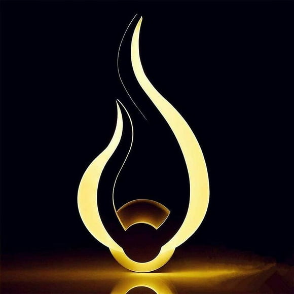 Wall Sconce LED Wall Sconce, LED Wall Sconce, Flame Shaped Indoor Wall Sconce, Living Room Bathroom Stair Hallway Wall Lighting, Warm White 30