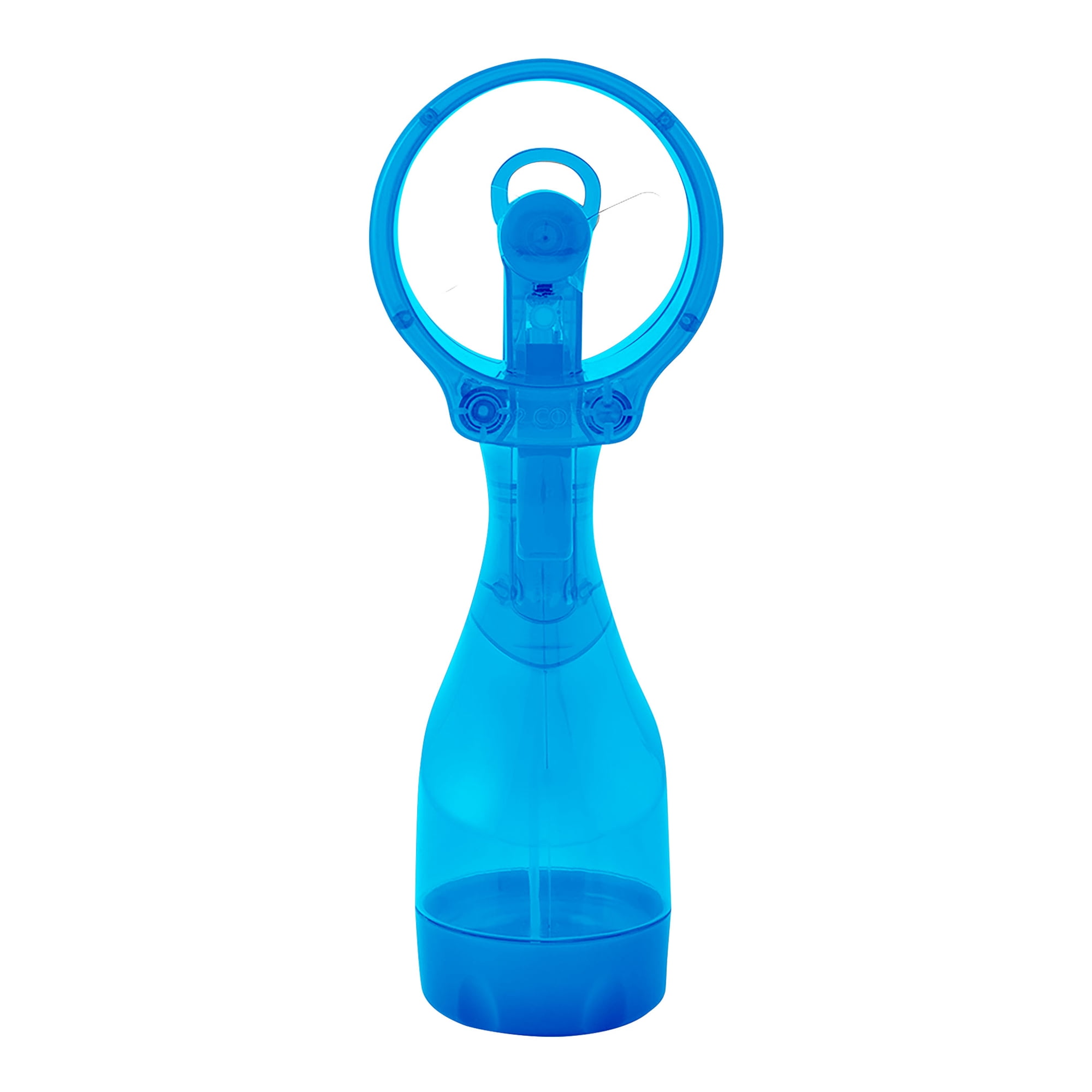 O2COOL 2" Battery Powered Deluxe Personal Mister Fan, Blue