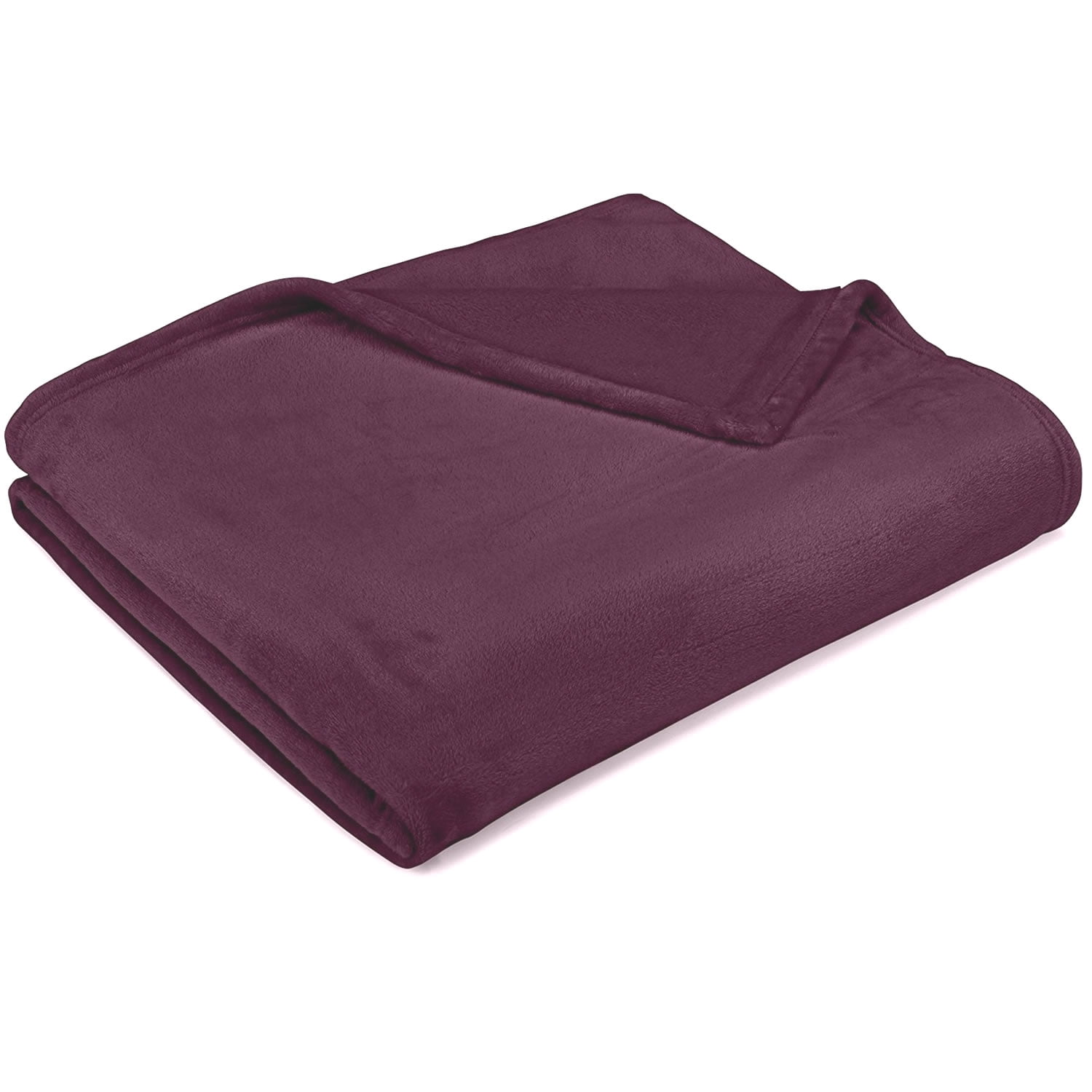 Velvet Throw Luxurious Softness Blanket Purple