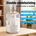 thumbnail image 3 of 1.0gal Large Capacity Humidifier Display, Quiet Operation & Auto Shut-Off Safety - Warm, Dual-Mode Humidifier Suitable for Bedroom,, Office - ABS Plastic, Low Voltage (36), 3 of 7