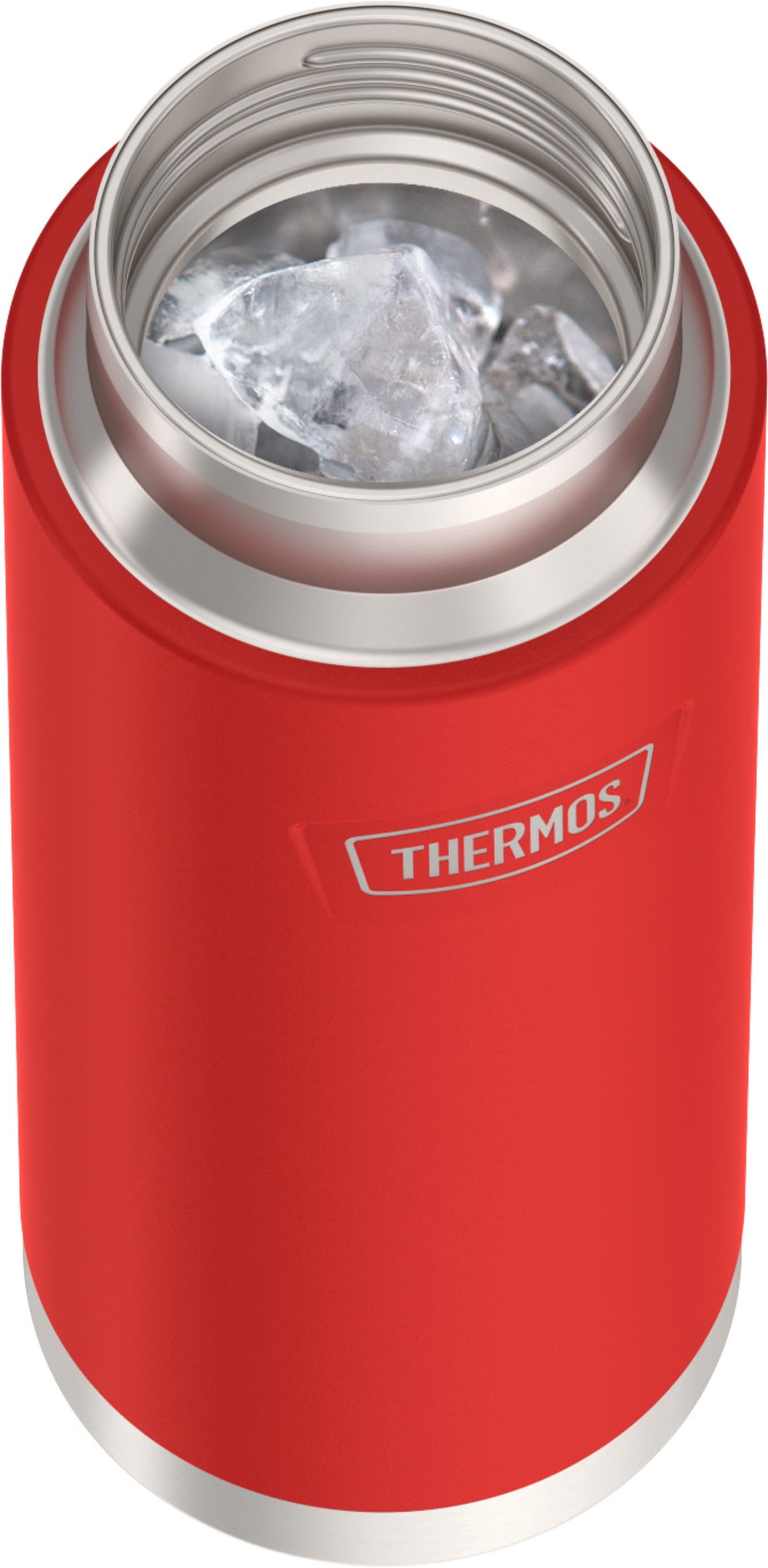 Thermos ICON Series Stainless Steel Vacuum Insulated Water Bottle w/ Spout, Crimson, 24oz