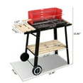 Zimtown BBQ Charcoal Grill Outdoor Barbecue With Wheels Patio Backyard
