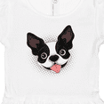 thumbnail image 4 of Inktastic Boston Terrier Dog Gift Girls Baby Dress, 4 of 5
