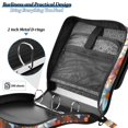 thumbnail image 4 of FORMRS Zipper Binder with Shoulder Strap 2-inch Ring 500 Sheet Capacity File Bag, Vibrant Floral, 4 of 5