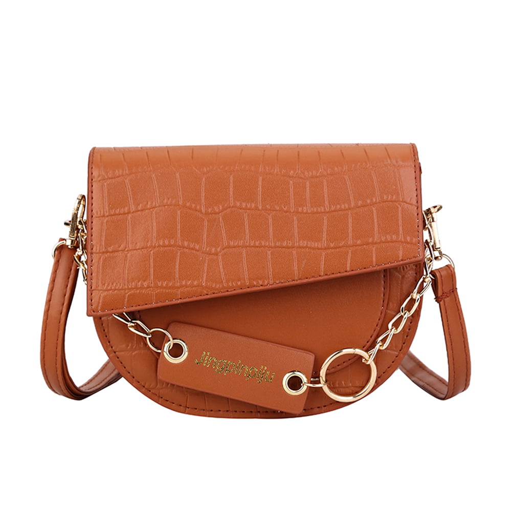 Women's Vintage PU Leather Handbag Crossbody Bag Tote Messenger Shoulder Purse 