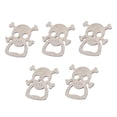 thumbnail image 2 of WEAVILUX 5Pcs Tipsy Bottle Opener Portable Skull Head Alloy for  Party Use, 2 of 8