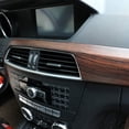 thumbnail image 6 of TINKI ABS Pine Wood Grain Car Center Console Dashboard Cover Panel for Mercedes Benz C Class W204 2010-2013 Left Hand Drive Accessories, Carbon Fiber Look, 6 of 8