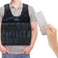 thumbnail image 5 of erfcxs Adjustable Weighted Vest For 1 20kg Steel Plates Weight Training Vest With Padded Shoulders, 5 of 6