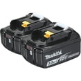 thumbnail image 1 of Batería Makita BL1830B-2 LXT de 18 V, iones de litio, 3 Ah, 1 of 8
