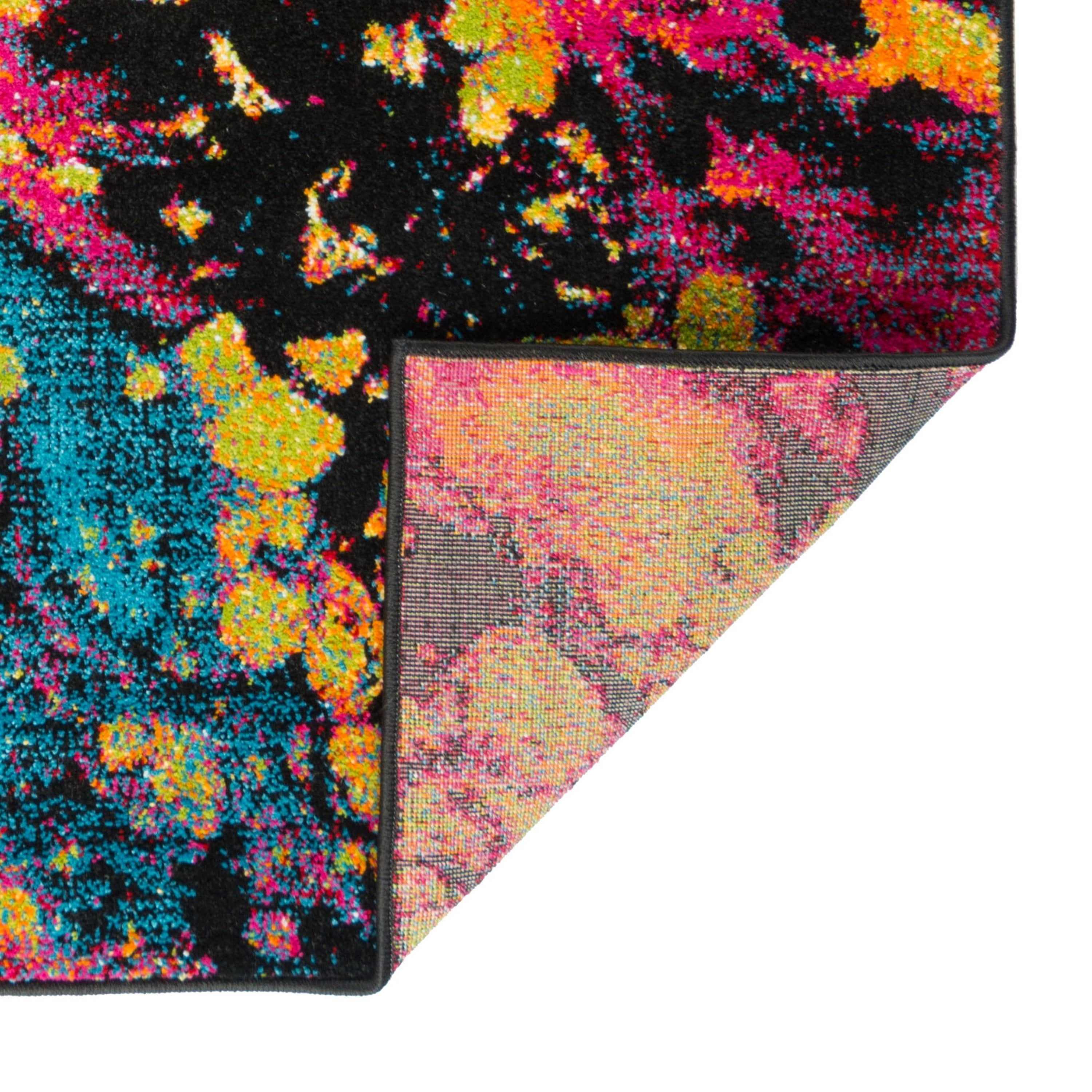 Symphony Contemporary 8' x 10' Multi-Color Polypropylene Indoor Area Rug