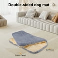 thumbnail image 4 of Zacenei Dog Bed Mat,Soft & Comfortable Dog Kennel Pad, Multi-Purpose Dog Crate Bed & Dog Bed Mats Durable Dog Plush Crate Mat for Dog & Cat-Ideal for Crate, Kennel, Home Use [Light Gray,L(33*22in)], 4 of 7