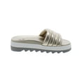 thumbnail image 3 of Cougar Womens Prato Leather Slip On Slide Sandals, 3 of 3