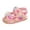 #1 Pink, variant on Baby Sandals Girls Shoes Boys Baby Flat Rubber Walking Sole Prewalker Sandals Soft Non- Baby Shoes 6 Months-12 Months