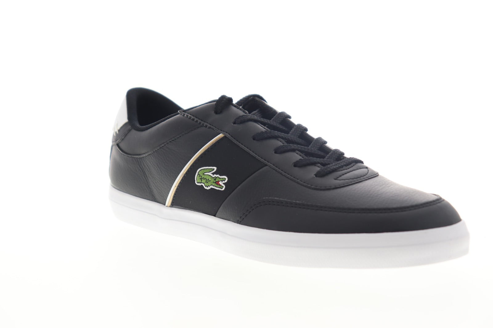 Lacoste - Lacoste Court Master 319 6 CMA Mens Black Leather Lace Up Low ...