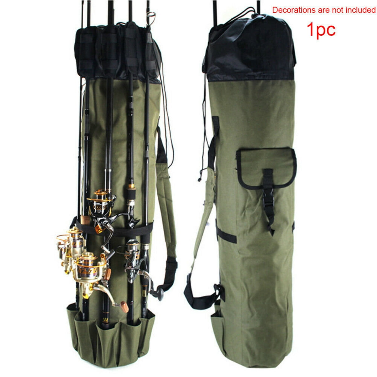 QUIVER ROD HOLDALL SLIDER QUIVER ROD AND REELS CARP COARSE FISHING BAG