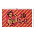 thumbnail image 5 of RugSmith Machine Tufted Girl PowerCoir Indoor and Outdoor Coir Doormat, 18" x 30", 5 of 5