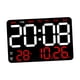 thumbnail image 2 of Reloj despertador digital con brillo ajustable de 10 niveles y modo de memoria, pantalla LED de mesa. Rojo, 2 of 9