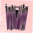 thumbnail image 3 of OULII 15Pcs Professional Makeup Brush Set For Women Precise Design Black Cylindrical Handle, 3 of 8