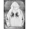 thumbnail image 2 of Unisex Y2K Zip Up Hoodie Oversized Gothic Punk Hooded Sweatshirt Casual Grunge Sweatjacket Emo Alternative Clothes, 2 of 4