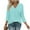 Light Blue Womens Tops Clearance, variant on BSDJILFG Plus Size Tops for Women 3/4 Sleeve Pajama Tops Spring Summer Tees V Neck Casual Tunic Tops Basic Shirts Loose Fit Blouse