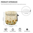 thumbnail image 4 of ZUXONGSY Sunflower Tea Cosy for Small Teapot Tea Pots Cosy with Elastic Band Tea Pot Cover Insulation Breakfast Warmer Tea Pot Stain Resistant Cover Soft Fabric for Home Kitchen, 4 of 6