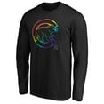 thumbnail image 2 of Men's Black Chicago Cubs Team Pride Logo Long Sleeve T-Shirt, 2 of 3