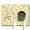 Bright Ye, variant on Bright Yellow Lemon Print Pet Feeding Mat - Absorbent Non-Slip Dog Food Mat with Retro Floral Design, Washable and Eco-Friendly